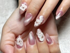 マグネット×3Dフラワー