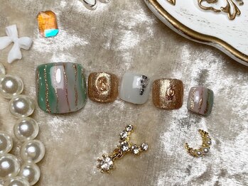 プティリボン 武蔵小金井店(PetitRibbon)/Foot trend グラデラメ