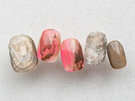 【Art10】ピンク×カーキ