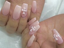エンネイル 池袋店(en nail)/ピンククロムネイル