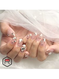 キラキラマグネットネイル