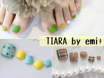 ティアラバイエミタス(TIARA by emi+)の写真/豊富なカラーとお好きなデザインでお洒落で可愛い足元に♪あなたの可愛いを足先にぎゅっと詰め込みます♪