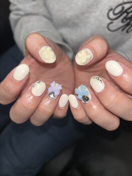 エマ(emma)/冬色★リボンネイル