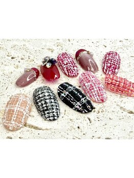 手描きアートが得意なサロン