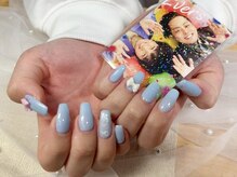 エンシンサロン(Enshin Salon)/リボン/推し活ネイル