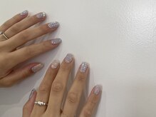 シェリーラメール 渋谷(cherielamer)/淡色ブルーネイル