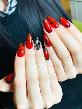 チヒロネイル/スカルプ&ジェルデザイン