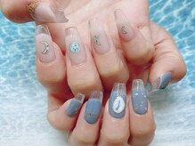 ネイルアンドアイラッシュサロンR/クリアフレンチ