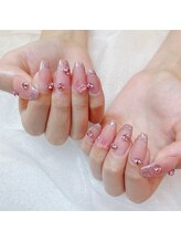 リーネイル(Rii NAIL)/ラメフレンチ