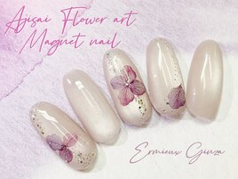 紫陽花ネイル/水光マグネット