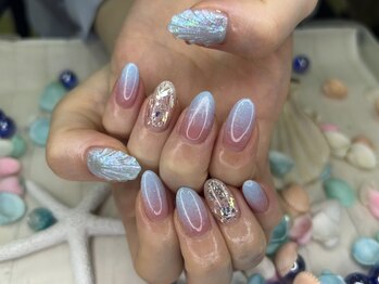アイル ビューティーサロン(Airu Beauty Salon)の写真/高技術×安い!お手軽ネイル有[オフ込☆HANDジェルシンプルオフィスNail¥3900(他店ソフトジェルオフ¥550)］