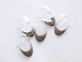 ツイードフレンチ☆くすみカラー