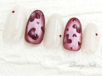 ラグジュアリーネイルズ カワグチ(Luxury Nails Kawaguchi)/うるうる*ハートマグネット