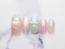 池袋ネイルサロン イイネイル(Ee-Nail)/ぷっくりハートネイル初回￥7500