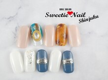 スウィーティーネイル 新宿三丁目店(Sweetie Nail)/ハンド秋冬デザイン★フリー1