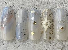 フリークネイル(FREAK Nail)/キラキラスターアート ¥12000