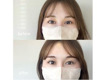 ハイク バイ ジェン(HIKE by gen.)/まつげパーマ × 眉毛