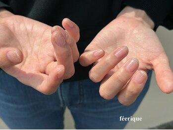 フェリークネイル(feerique nail)/ブライダル/シンプルネイル/圓山