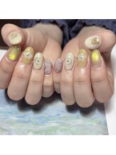 プリュネ(Prune)/花/マグネット/春ネイル