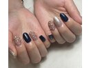 ビジューネイル/シンプルネイル