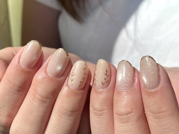 アメリアンドカシェット(Amelie&Cachette)/ウェディングネイル：maika