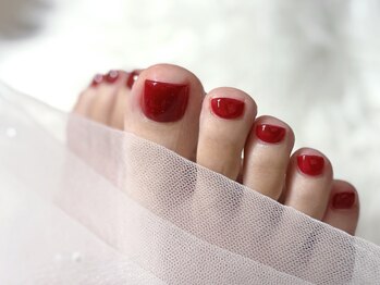 ベルフィオーレ 拝島店(bel fiore)/フットネイル ボルドー