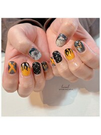 推し活痛ネイル/爆豪☆ヒロアカ