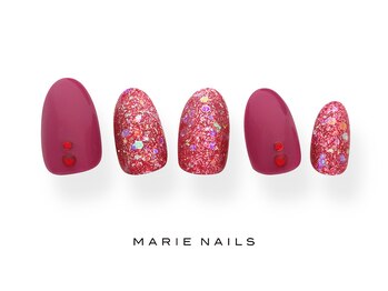 マリー ネイルズ いわきラトブ店(MARIE NAILS)/定額5500円税込　キラキラ0527a