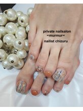 プライベート ネイルサロン マーマ(murmur)/変形ストライプネイル