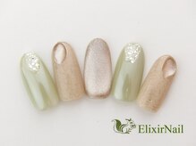 エリクサーネイル 池袋(Elixir Nail)/定額a シンプル/クーポン使用