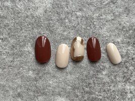 秋カラー×ワンポイントデザイン