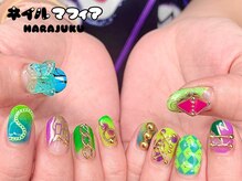 ネイルマフィア 原宿(NAIL MAFIA)/春/個性派/モチーフネイル