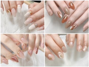 08ネイル(08 nail＆school)の写真/【手肌に馴染むカラーを調合】美フォルムにこだわる高技術×再現性で大人気◎お客様に寄り添い丁寧に施術☆