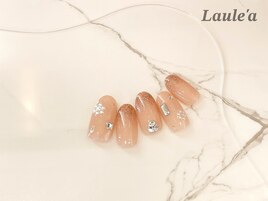 ビジューフラワーネイル