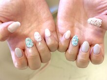キューシーネイル 川崎(QcNail)/刺繍ネイル