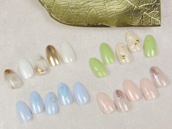 サロン ド ルピア(SALON de LUPIA)の写真/シンプルだからこそ光る高技術★シンプル派の方や派手なネイルが出来ない方、ブライダルにもおすすめ◎