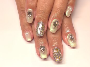 アクアネイル(AQUA Nail)/ワンカラーorラメグラ￥4000