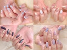 NICENAIL/ジェルネイル/パラジェル/フィルイン/マグネット/長さだし/大橋駅前店/持ち込みデザインコース