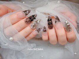 チップ長さだしレースネイル