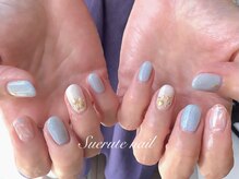 スエルテ ネイルサロン 北千住店/ボタニカル×夏ネイル ¥7000