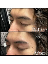 眉毛男子 新宿店/眉毛【 before / after 】
