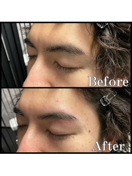 眉毛男子 新宿店/眉毛【 before / after 】