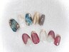再来【平岩Designネイル】 大人綺麗め☆定額トレンドアート ¥9500
