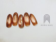 オーラ レアレア市川店内(AURA)/ぷるマグにキラキラアート