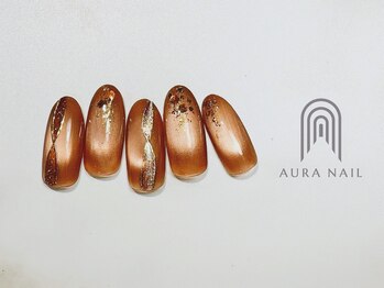 オーラ レアレア市川店内(AURA)/ぷるマグにキラキラアート