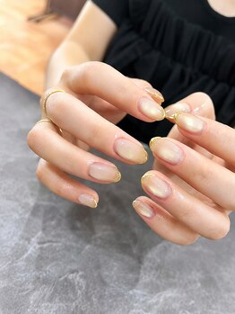 ハニービー(Honey Bee)の写真/当日予約◎低価格×高技術【ご新規様ワンカラー¥4400/定額アート¥3980】自爪を削らないパラジェルに変更OK