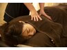 【肩こりや頭痛に】全身もみほぐし＋ヘッドスパ付　60分　(朝の部屋)
