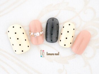 リモアネイル(limore nail)/ドットビジュー☆
