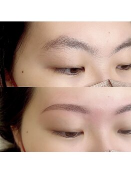 ホワイトアイ 堺東(WHITE EYE)/◇角度を落として緩いアーチ眉毛