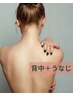 【背中上半分＋うなじ】季節オススメNo1！目立たない毛穴へ！